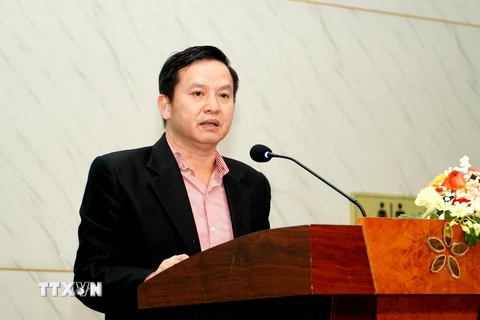 Ông Huỳnh Tấn Đạt, Cục trưởng Cục Bảo vệ thực vật. (Ảnh: Thu Hiền/TTXVN)