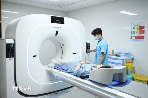 Bệnh viện Đa khoa Gia đình, thành phố Đà Nẵng, trang bị các hệ thống thiết bị y tế hiện đại. (Ảnh: Văn Dũng/TTXVN)