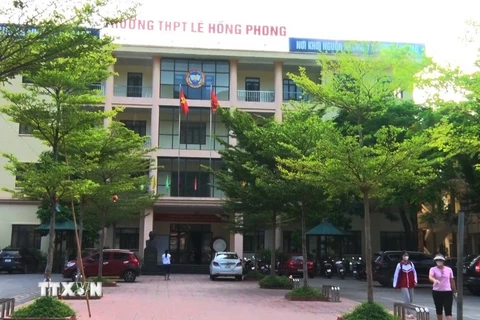 Trường Trung học Phổ thông Lê Hồng Phong, thành phố Hà Giang, tỉnh Hà Giang. (Ảnh: TTXVN phát)