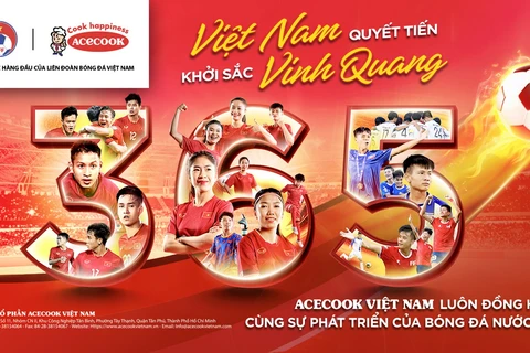 Acecook Việt Nam: "Cùng bóng đá Việt bền chí kiên tâm-vững vàng tạo kỳ tích"