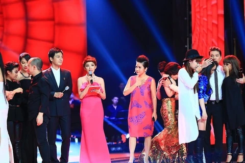Liveshow 6 Giọng hát Việt kết thúc đêm qua với 8 thí sinh xuất sắc nhất sẽ bước vào Bán kết 1. (Ảnh: BTC)