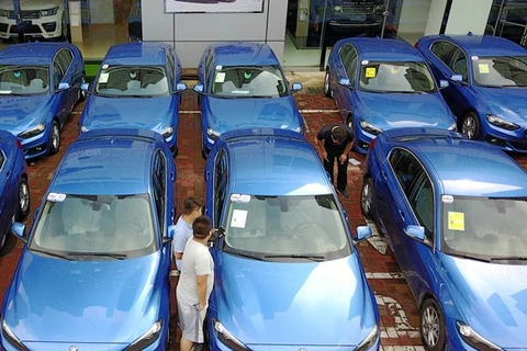 Mẫu xe BMW 1 tại Liêu Ninh, Trung Quốc. (Nguồn: AFP/TTXVN)