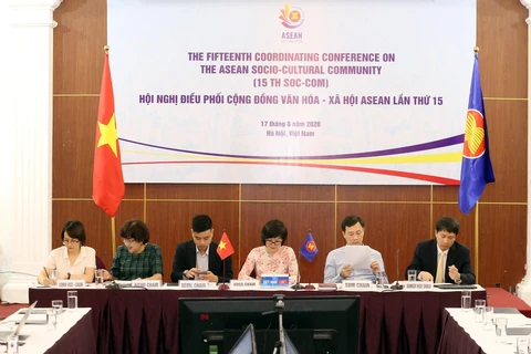 Hội nghị Điều phối Cộng đồng Văn hóa - Xã hội ASEAN lần thứ 15. (Ảnh: Anh Tuấn/TTXVN)