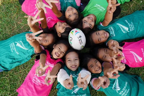 Chương trình thể thao vì phát triển đều góp phần đạt được bình đẳng giới, giảm bất bình đẳng và chấm dứt bạo lực đối với trẻ em. (Ảnh: ChildFund Việt Nam)