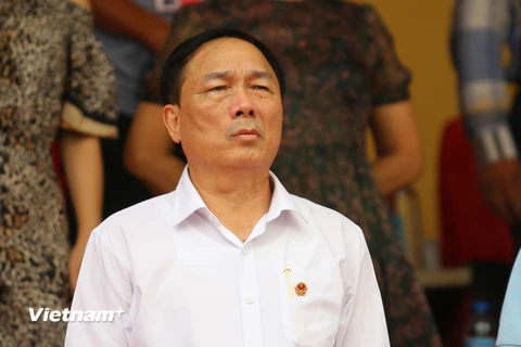 Bầu đệ chia tay bóng đá Thanh Hóa vì lý do sức khỏe. (Ảnh: Hiển Nguyễn/Vietnam+) 