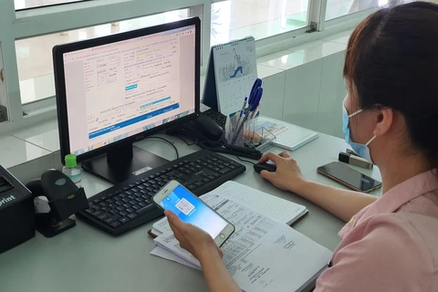 Có thể sử dụng hình ảnh thẻ bảo hiểm y tế trên ứng dụng VssID thay vì thẻ bảo hiểm y tế giấy. (Ảnh: PV/Vietnam+)