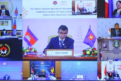 ASCC lần thứ 27 được tổ chức với chủ đề “Hành động ASEAN: Cùng nhau giải quyết thách thức”. (Ảnh: PV/Vietnam+)