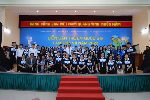 Diễn đàn Trẻ em Quốc gia lần thứ 7 diễn ra từ ngày 5-8/8.(Ảnh: PV/Vietnam+)