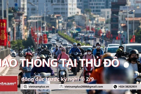 [Video] Giao thông cửa ngõ Thủ đô đông đúc trước kỳ nghỉ lễ 2/9 