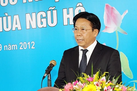Ông Nghiêm Vũ Khải - Chủ tịch Hội hữu nghị Việt Nam-Nhật Bản (Ảnh: TTXVN)