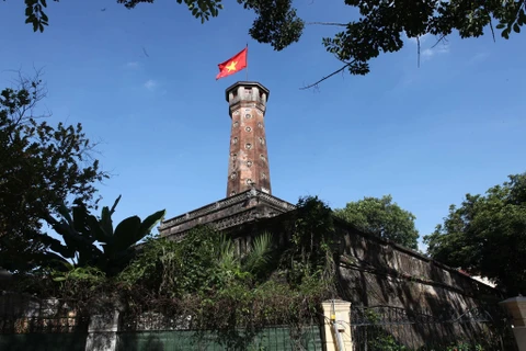 Cột cờ Hà Nội - một “chứng nhân” của lịch sử Hà thành. (Ảnh: Minh Sơn/Vietnam+)