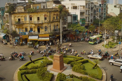 Bối cảnh Thành phố Hồ Chí Minh xuất hiện trong phim mới của Disney. (Ảnh: CJ)