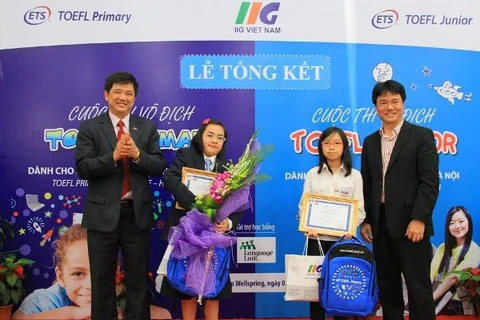 Đoàn Hà Nội đoạt thành tích xuất sắc trong cuộc thi TOEFL Junior 2014