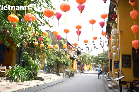 Một góc phố cổ Hội An (Ảnh: Tùng Lâm/Vietnam+)
