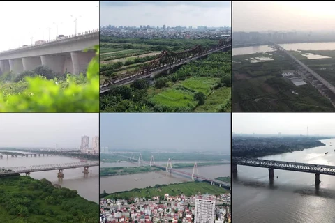 Chiêm ngưỡng 6 cây cầu bắc qua sông Hồng trên địa bàn Thủ đô