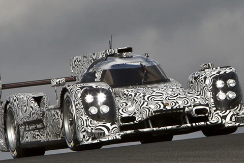 Mẫu Porsche tham gia giải Le Mans dùng động cơ hybrid