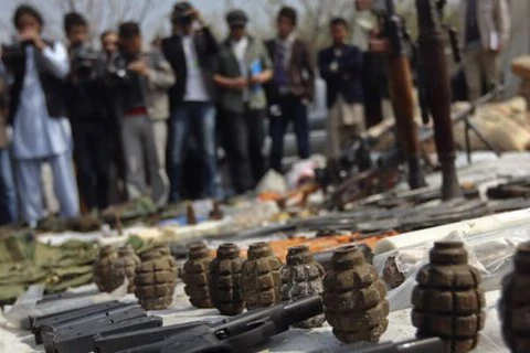 Afghanistan phát hiện kho vũ khí của phần tử khủng bố