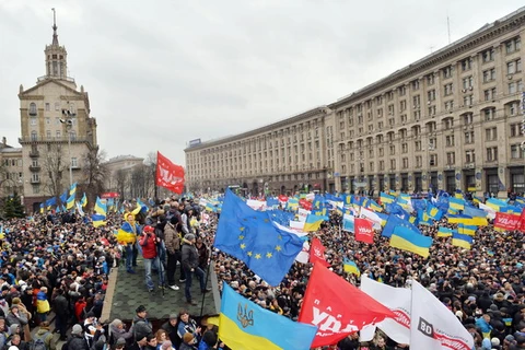 Ukraine dọa dùng vũ lực với kẻ kích động biểu tình 