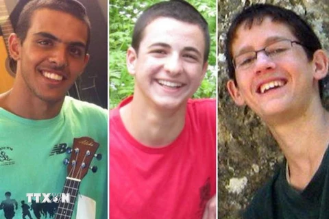 Israel bắt giữ nghi can trong vụ giết hại 3 thiếu niên bị bắt cóc