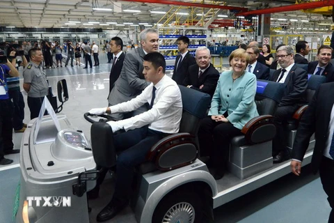 Kinh tế - chủ đề chính trong chuyến thăm Trung Quốc của bà Merkel