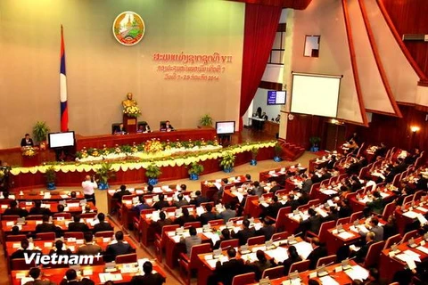 Khai mạc kỳ họp thứ 7 của Quốc hội Lào khóa 7 tại Vientiane