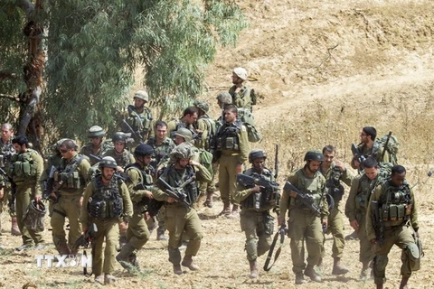  Israel điều động thêm quân đến biên giới với Dải Gaza