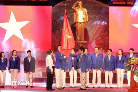 [Video] Lễ xuất quân Đoàn Thể thao Việt Nam dự SEA Games 28