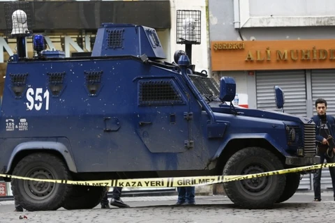 An ninh Thổ Nhĩ Kỳ đã phong tỏa một phần khu phố đi bộ để điều tra (Nguồn: CNN)