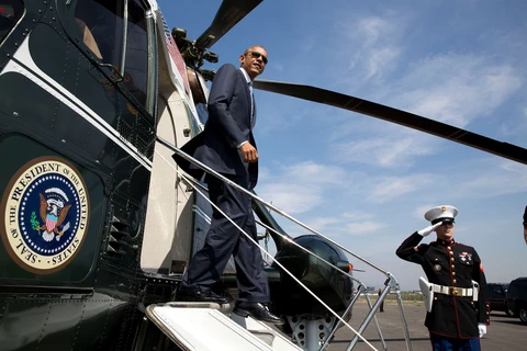 Marine One chuyên phục vụ các tổng thống Mỹ như ông Barack Obama (Nguồn: Business Insider)