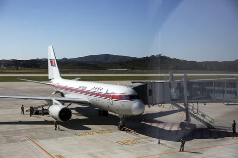 Chiếc máy bay của Air Koryo đã phải hạ cánh gấp xuống sân bay Trung Quốc (Nguồn: Xinhua)