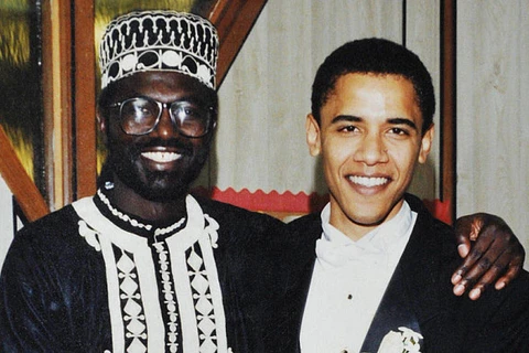 Quan hệ giữa Malik Obama (trái) với em trai Barack Obama đã xấu đi rất nhiều. (Nguồn: Telegraph)
