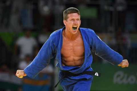 Dirk Van Tichelt đã giành huy chương đồng judo tại Olympic 2016. (Nguồn: Straits Times)