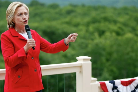 Theo NY Times, bà Hillary Clinton thích tham gia các sự kiện gây quỹ hơn là vận động tranh cử. (Nguồn: New York Times) 