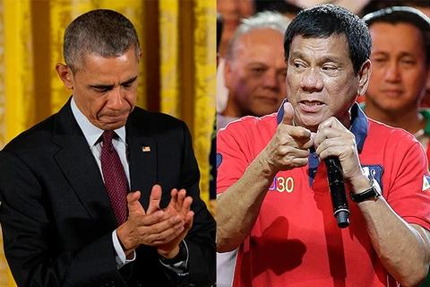 Ông Obama (trái) đã hủy bỏ kế hoạch gặp gỡ ông Duterte sau khi bị xúc phạm. (Nguồn: Phil Star)
