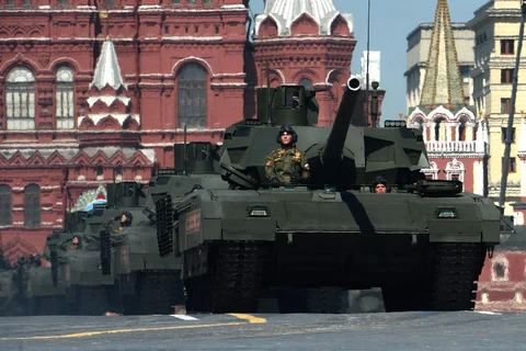 Việc sản xuất xe tăng đời mới Armata sẽ được đưa vào chương trình Nhà nước Nga về vũ khí mới 2018-2025. (Nguồn: AFP) 