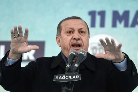Tổng thống Thổ Nhĩ Kỳ Erdogan đã dọa sẽ trả đũa Hà Lan. (Nguồn: AFP)