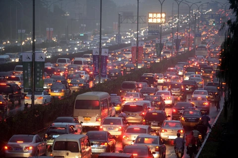Trung Quốc hiện là thị trường ôtô lớn nhất thế giới. (Ảnh AFP)