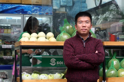 CEO CleverAds Nguyễn Khánh Trình bảo rằng, lý do đầu tư vào chuỗi thực phẩm sạch xuất phát từ nhiều lý do chứ không đơn thuần là tiền bạc. (Ảnh: Trung Hiền/Vietnam+)