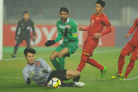 Công Phượng là người ghi bàn mở tỷ số cho U23 Việt Nam. (Nguồn: tuoitre)