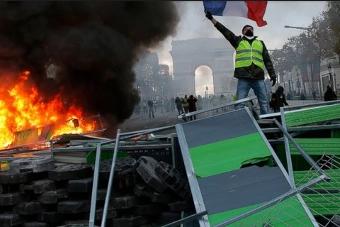 Nhiều cuộc biểu tình đã chuyển thành bạo động ở Pháp. (Nguồn: ABC)