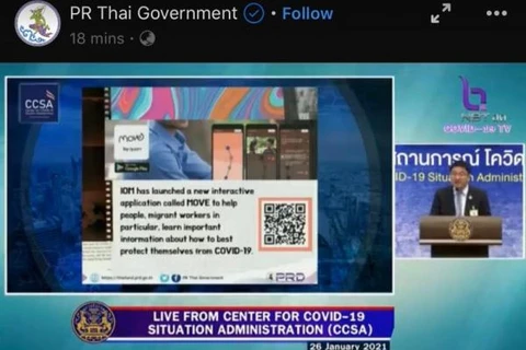 Chính phủ Thái Lan hôm 26/1 đã thông qua việc sửa đổi Hướng dẫn quản lý lao động nước ngoài trong làn sóng nhiễm COVID-19 mới ở nước này.