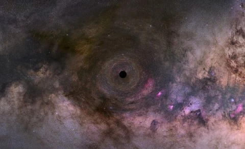 Hình ảnh minh họa về hố đen mới được phát hiện. (Nguồn: KXAN)