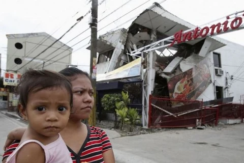 Động đất mạnh 5,9 độ richter rung chuyển Philippines 