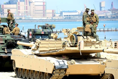 Mỹ điều động một tiểu đoàn thiết giáp tới Hàn Quốc 