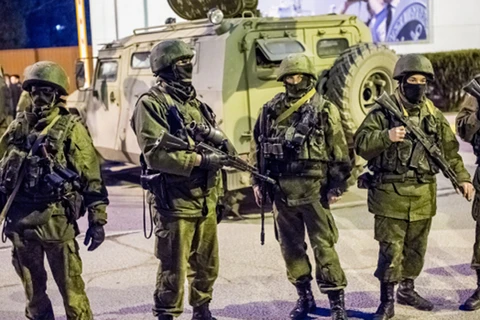 Nước Cộng hòa tự trị Crimea đã thành lập lực lượng vũ trang riêng hôm 8/3. (Ảnh: Ria Novosti)