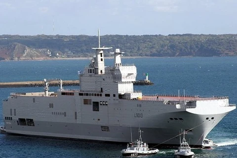 Mỹ lại gây sức ép đòi Pháp đình chỉ vụ bán tàu Mistral cho Nga