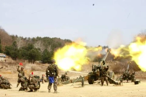 Triều Tiên dọa trả đũa vụ Hàn Quốc nã pháo ở gần đảo Yonphyong