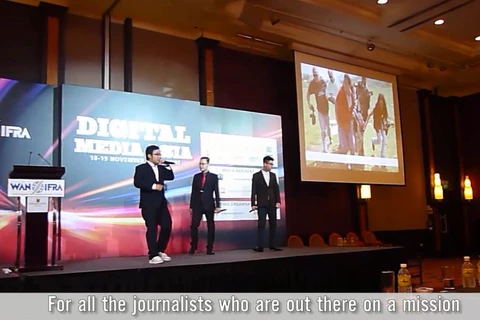 [Video] Trình diễn live RapNews tại Hội nghị Truyền thông DMA 2014