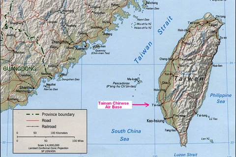 Trung Quốc sửa đường bay trên eo biển Đài Loan sau khi bị phản đối