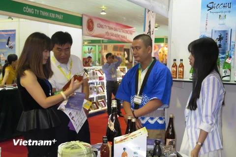 VietFood & Beverage - ProPack Vietnam 2015 là nơi các doanh nghiệp hay các nhãn hàng lớn có nhiều cơ hội để quảng bá sản phẩm. (Ảnh: Hoàng Hải/Vietnam+)